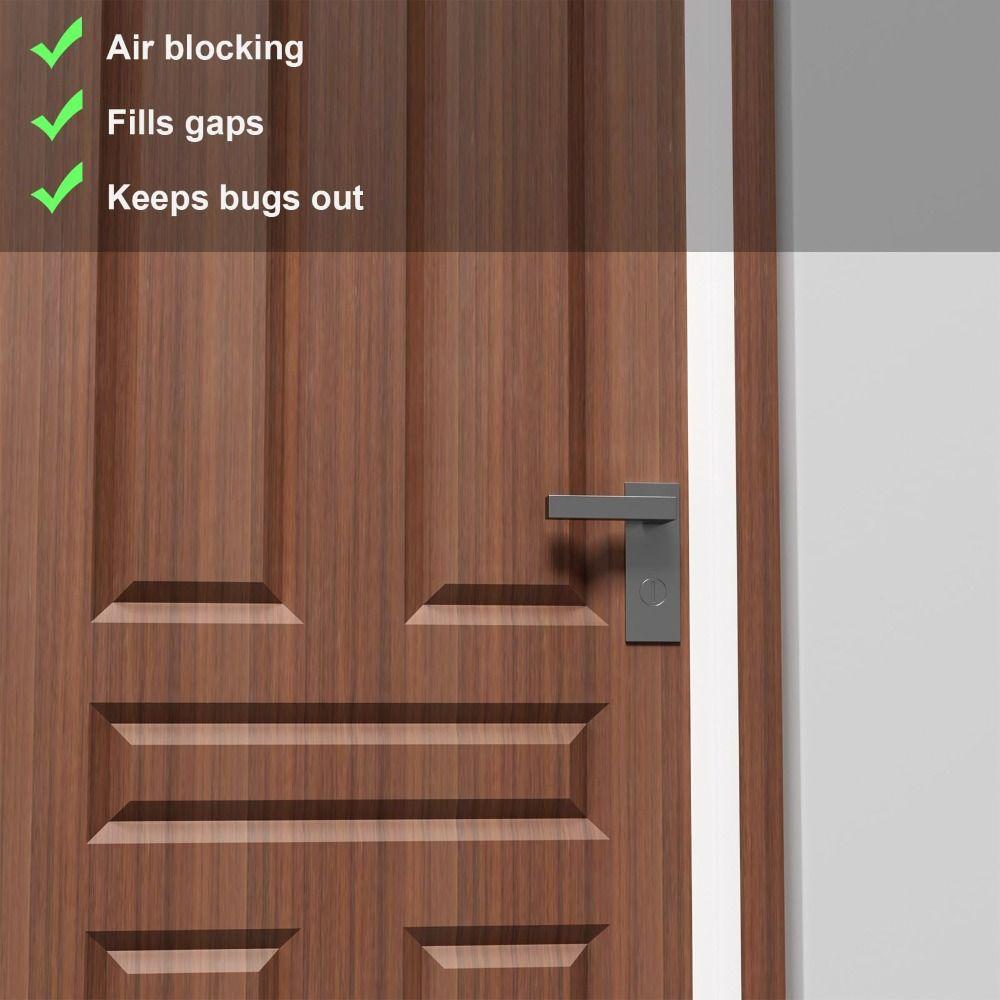 3/6М Самоклеящаяся уплотнительная лента для оконных щелей Силиконовый уплотнитель По боковой стороне дверной коробки