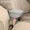 Vtear universal car armrest storage box auto interior Leather car-styling central container Store content box accessories parts