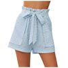Women's  Shorts With Pockets Fashion Elastic Waist Soft  Casual Striped Pajama Shorts