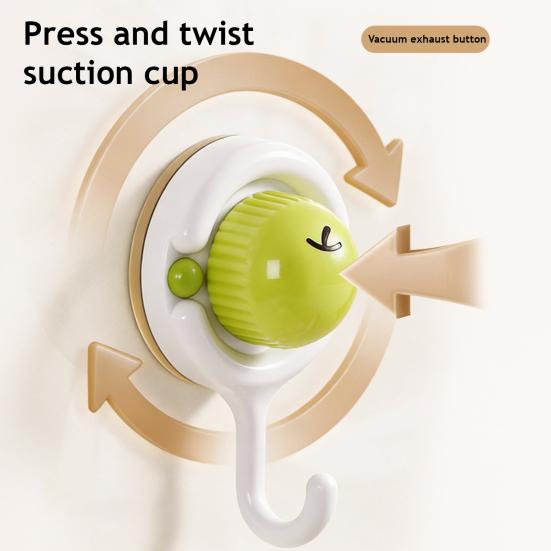 Крючок Присоска с Сильной Несущей Способностью Настенный Крючок Вращающаяся Адсорбция Без Сверления Бесследная Установка Кухонный Крючок для Хранения