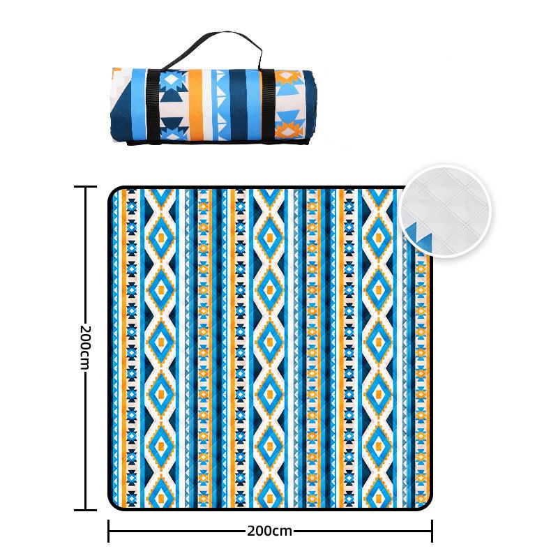 Camping Mat Waterproof Foldable Floor Mat Waterproof Blanket Easy-Clean Outdoor Camping Mat For Festival Travel Picnic