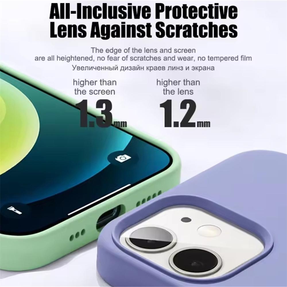 Мягкие чехлы из жидкого силикона для Apple для iPhone 16 11 12 13 14 15 Pro Max 14 15 16 Plus Ударопрочный бампер Чехол Аксессуары для телефона