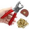 Grommet Eyelet Plier Kit Leather Manual Hole Punch Pliers For Belts Watch Bands Sewing Machine Bag DIY Eyelet Punch Tools