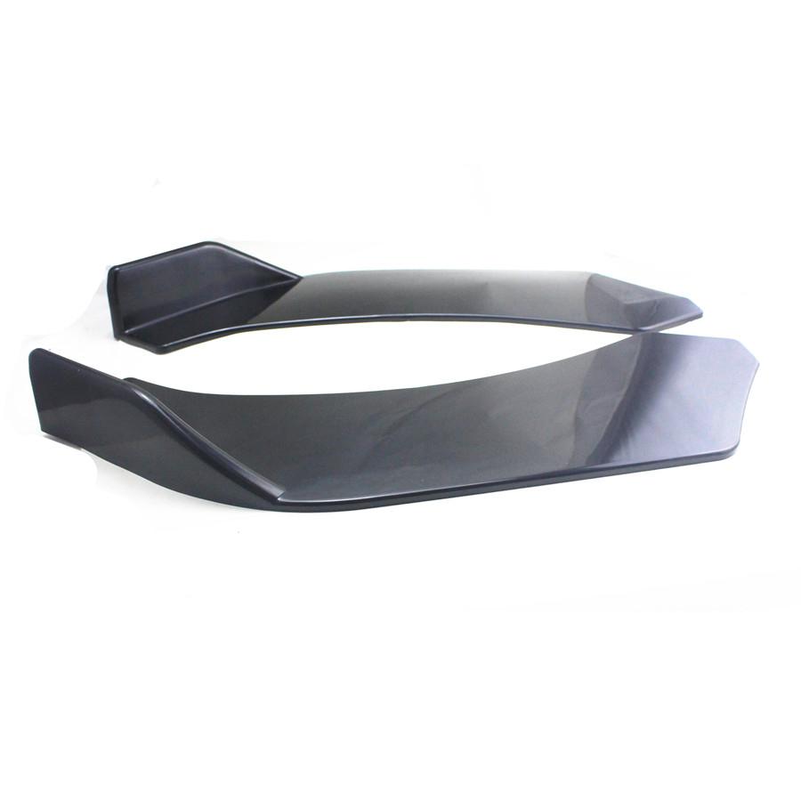 Новый 2X Универсальный Сплиттер Губа Переднего Бампера Защита Кузова Диффузор Комплект Для Автомобиля Черный