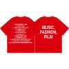 Charli Xcx Music Fashion Film Print T-shirt Men Women Clothing Rock Hip Hop T-shirts Summer Casual Cotton Short Sleeve T Shirt