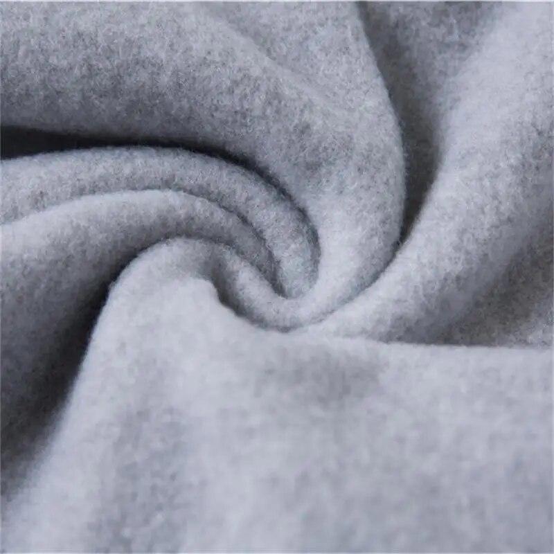 Danmo Sport Suit Men Fashion Hoodie Pant Set Cotton Hooded Autumn Casual Solid Color Tracksuit Set