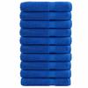 VidaXL Premium Quality Towels 10 Pcs, Shower Towels, Bath Sheets, Guest Towels, Blue 137199