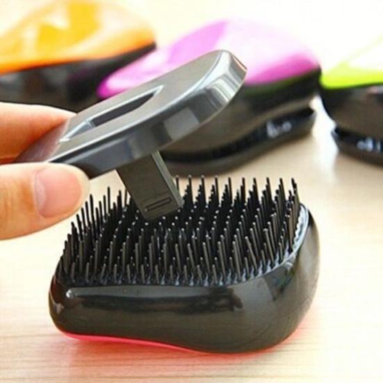 Уход за волосами головы, здоровая расческа, унисекс, массажная щетка для волос, пластиковая щетка для волос с защитой от узлов