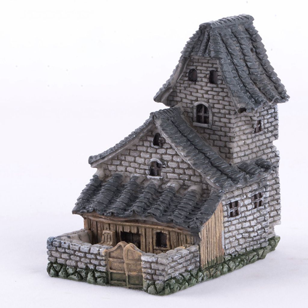 Мини Милые DIY Поделки Традиционная Модель Дома Фигурки Сцена Статуя Бонсай Декор