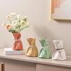 Minimalist Irregular Resin Vase Elegant Hydroponic Flower Pot  Office Home Decoration
