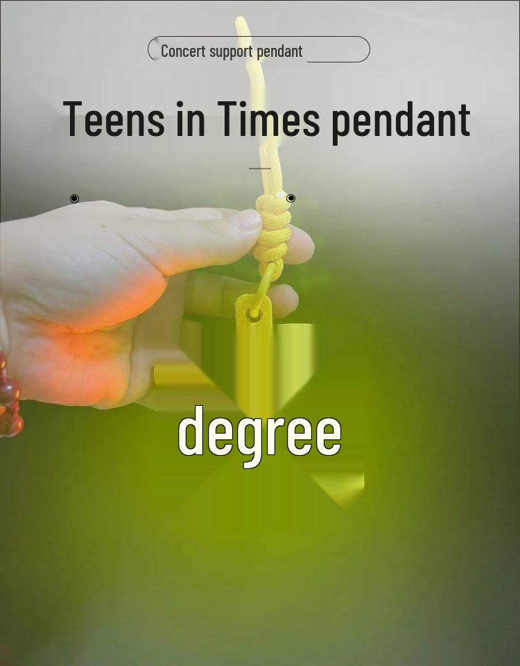 Teen Concert Light-Up Phone Clip & Keychain Pendant