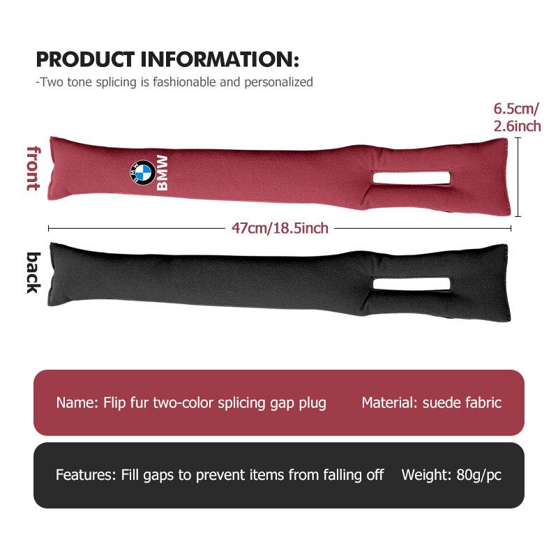 For BMW M X1 X3 Car Seat Gap Filler Leak Proof Leather Filling Plug Strip For BMW G30 G20 M3 M5 E91 E92 E93 E36 E70 X3 X4 X5 X1 E39 F30 HL7