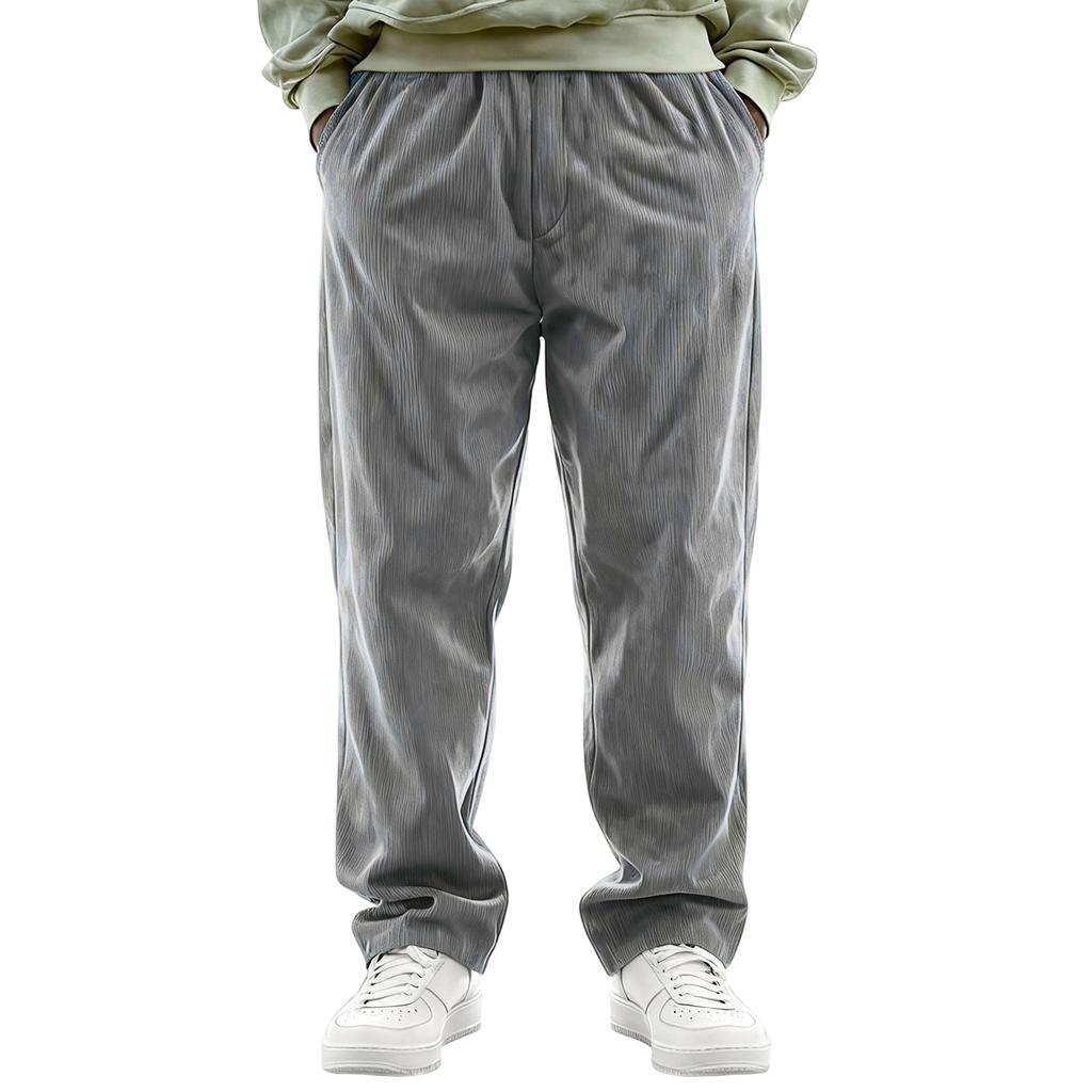 Мужская Мода Досуг Средняя Посадка Длинный Стиль Повседневные Брюки