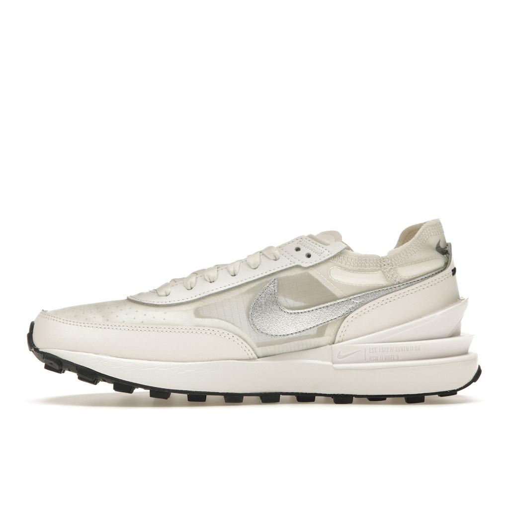 white nike waffle one