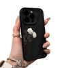Новые складки подходят для чехла для мобильного телефона iphone17pro Apple 15 трехмерный 14 белый цветок 13promax Япония и Корея 16x.