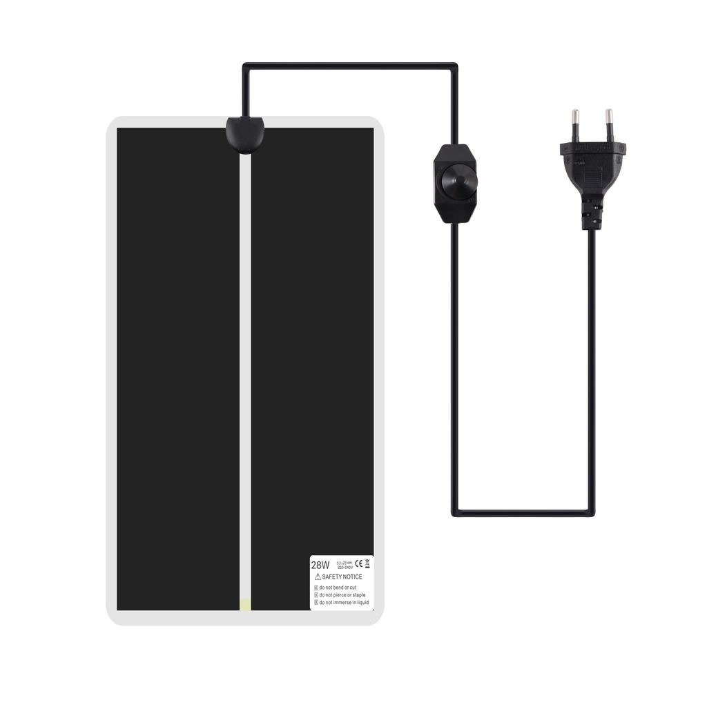 5-45 Вт Коврик с подогревом для рептилий Террариум Лазающие питомцы Обогревающие теплые коврики Регулируемый контроллер температуры Коврики Принадлежности для рептилий