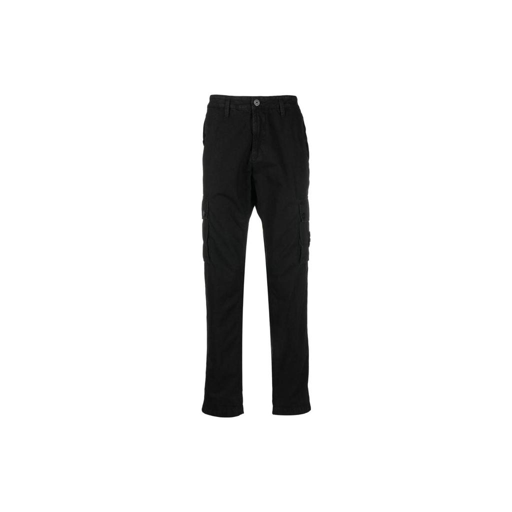 STONE ISLAND SS23 Casual Pants Men's Black 1015303WA-A0129