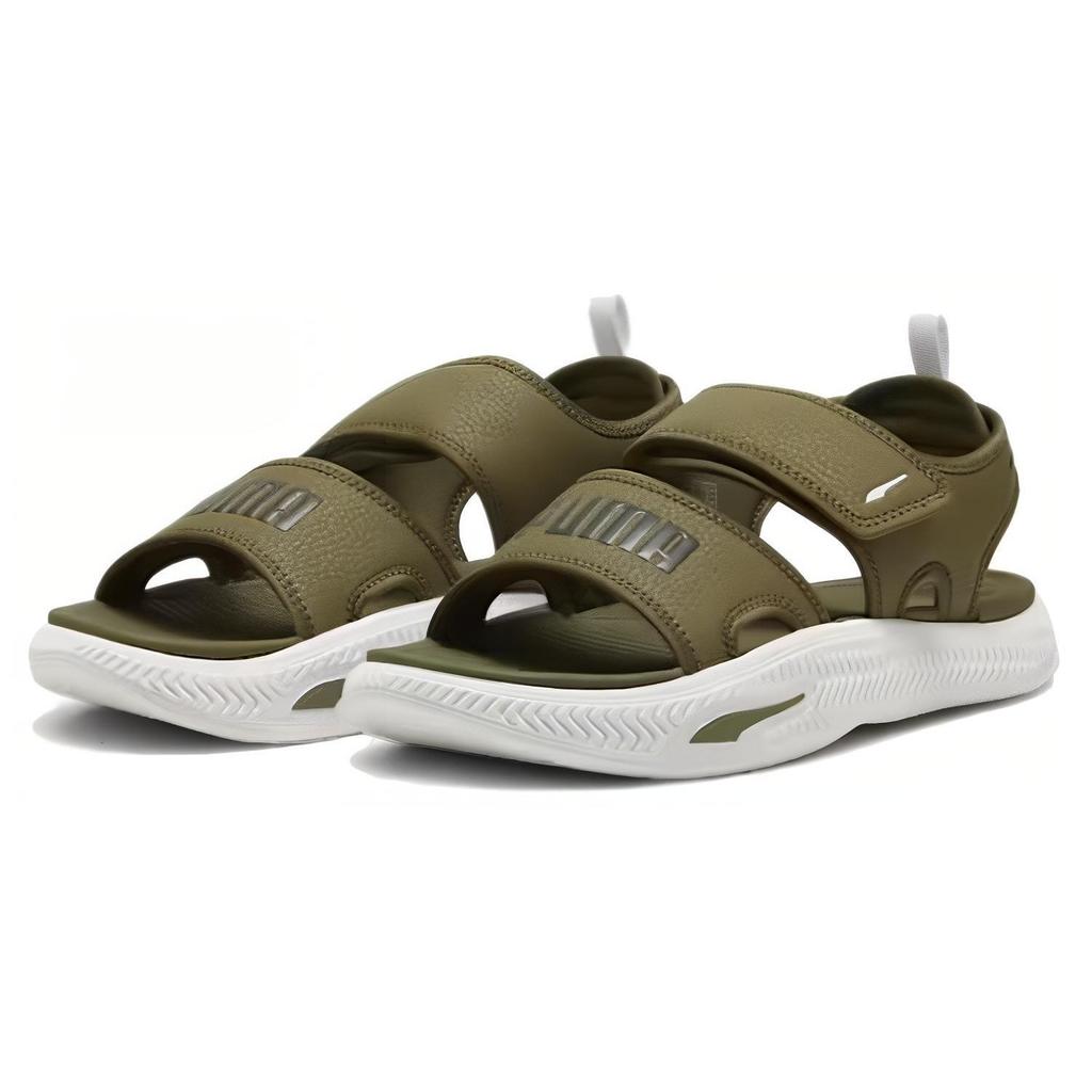 Puma Softride Pro Sandal 24 Comfortable Versatile Beach Sandals Unisex Sandals Army-Green 395429-03
