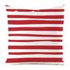 Nordic Striped Patterns Digital Printing Short Plush Pillow Covers Decorative For Car Sofa Office Cushion Cover Home Goods