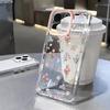 Простой Чехол-Блокнот На Весь Экран С Цветами Для iPhone 16 15 14 13 12 11 Pro Max XR XS MAX 7 8 Plus Y2K Милый Противоударный Задний Чехол