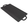 Griddle Plate Double Sided Iron Fast Even Heating Reversible Grill Plate for Outdoor Camping Gas