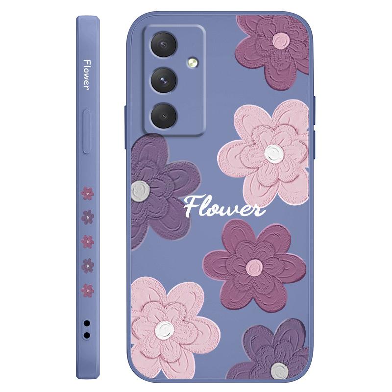 Пестрые Цветы Чехол для Телефона Для Samsung Galaxy A56 A36 A26 A16 A06 A55 A35 A25 A15 A05 A05S A54 A34 A24 A14 A04 A04S A04E 4G 5G C