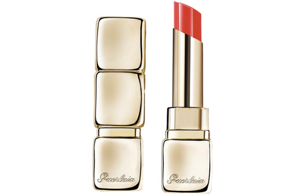Guerlain KissKiss Сияющий Цветок Блестящая Помада 95% Ингредиентов Натурального Происхождения