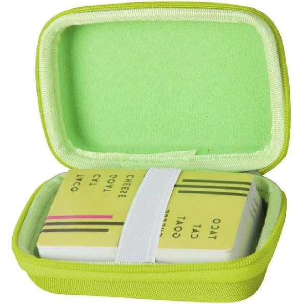 Travel Case for Taco Cat Goat Cheese Pizza - Not Including Cards (Green)