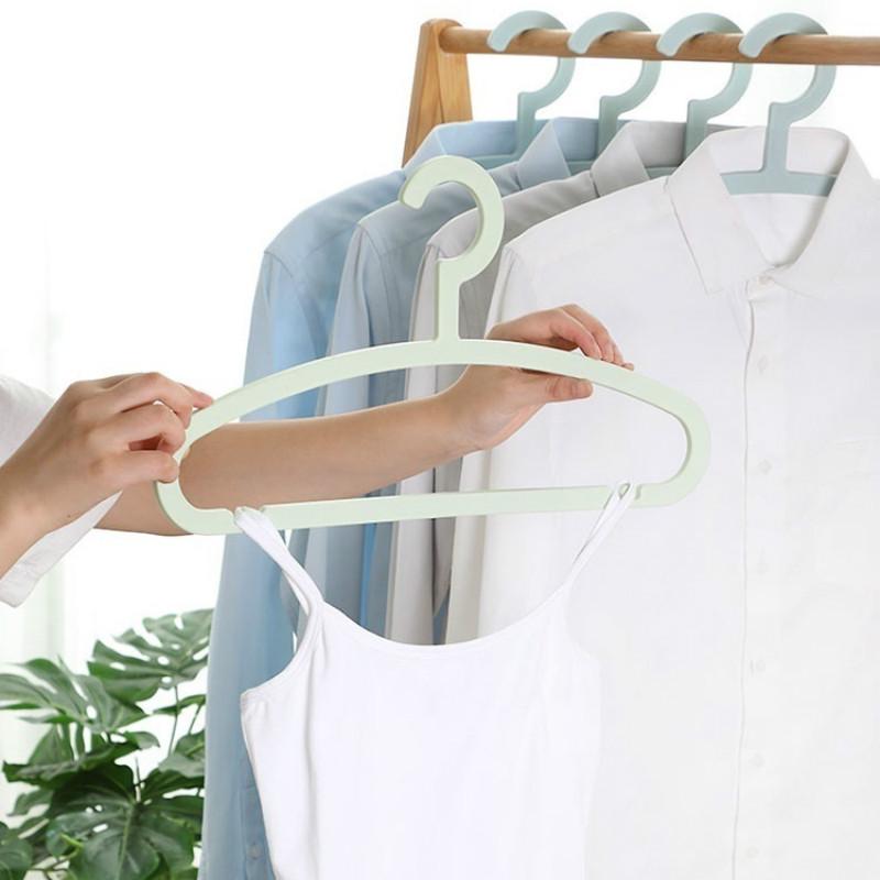 5 шт./лот, бытовые вешалки без следов, простые пластиковые вешалки для сушки, нескользящие, вешалка для сухой и влажной одежды