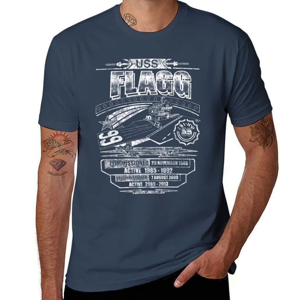 Uss Flagg Tshirt Breathable Sportswear Tshirt For Unisex