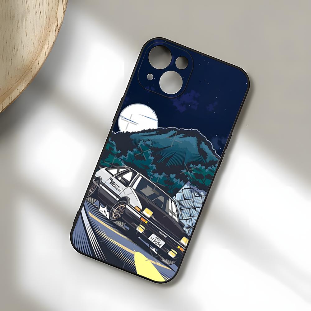 Чехол для телефона I-Initial D AE86 для iPhone 17 Pro Max 15 Pro 16 14 Plus 12 13 Mini 11 Pro, противоударный, мягкий чехол