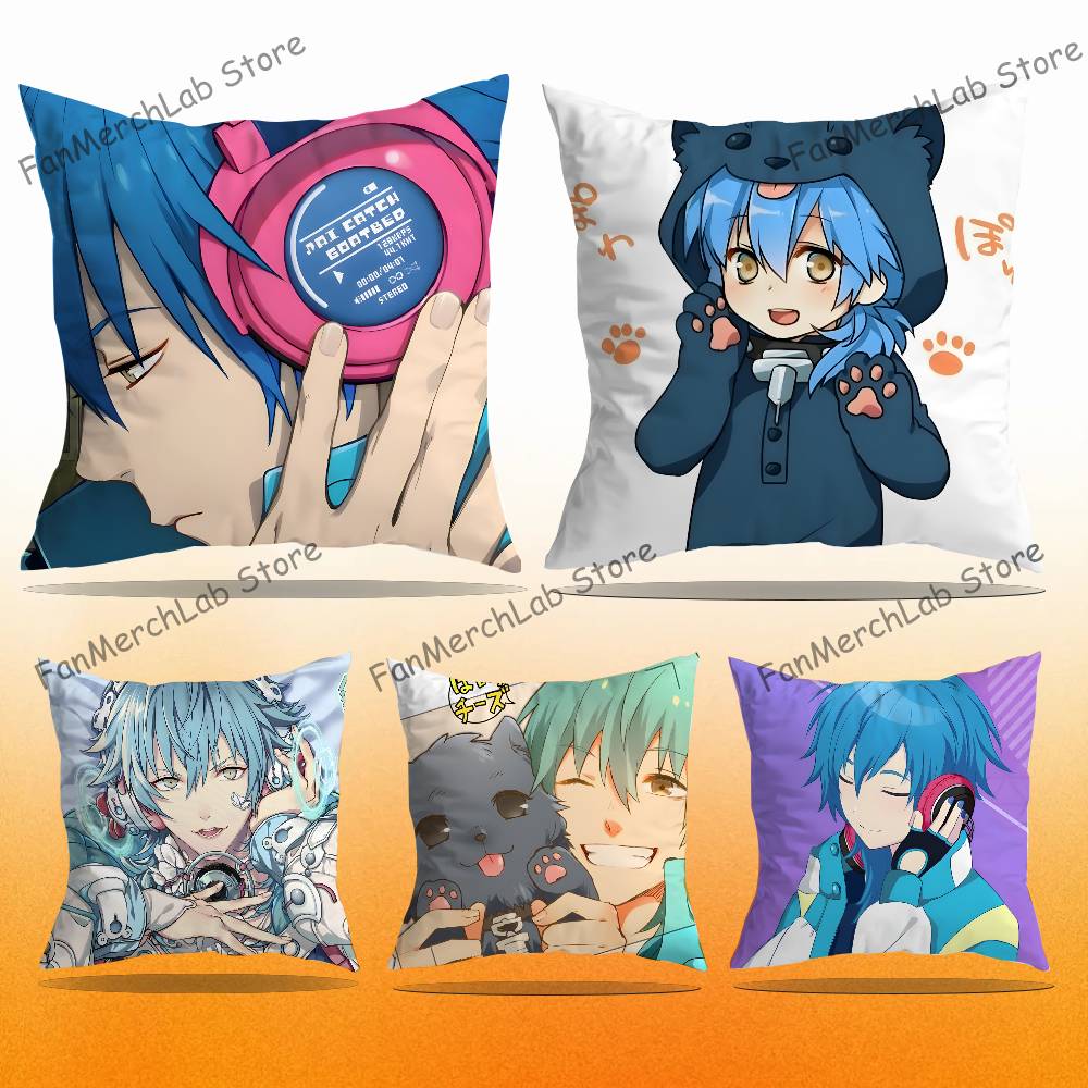Aoba Seragaki DDRAMAtical MMurderS Pillow Case Ultra Soft Skin Friendly Fabric Cloud Like Comfort Concealed Zipper