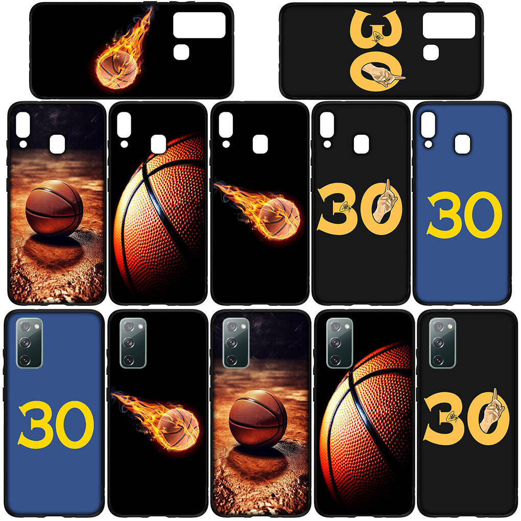 Phone Case for Samsung Galaxy S25 S23 S22 S24 Ultra FE Plus A05 A06 A15 A16 A36 A37 A35 A54 A55 A56 A57 A25 A53 A17 Basketball Sports No 30 No30 Cover