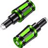 Kaedear Adjustable Bar Ends for Handlebar for Yamaha Motorcycles, Weights, KDR-BE2-YM16-GR (Green/Black, M16)