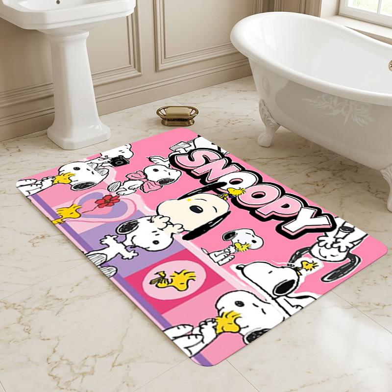 Snoopy Party Living Room Nonslip Area Rug Soft Carpet For Bedroom Game Playroom Sofa Office Home Decor Doormat Christmas Gift C9291567