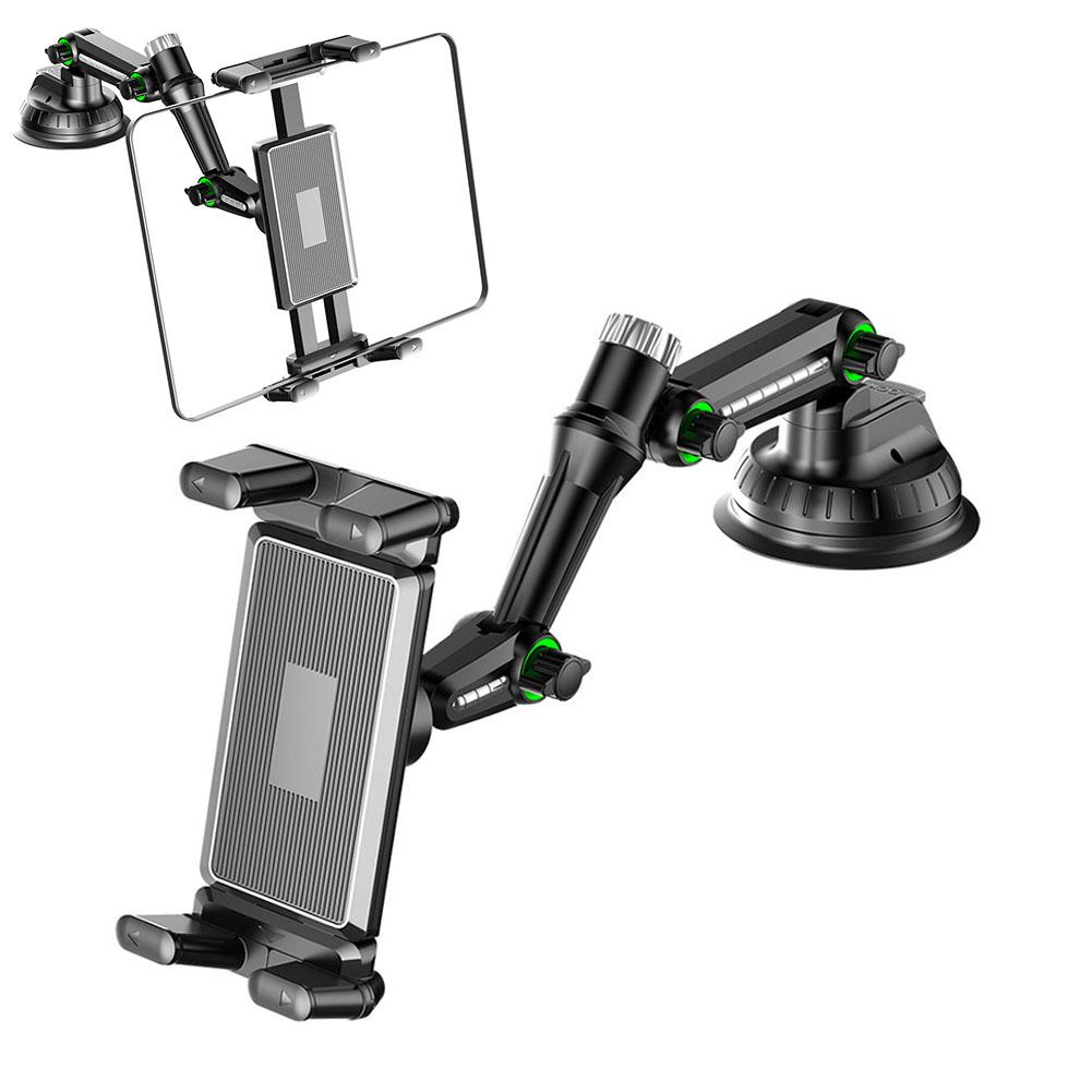 Car Tablet/Folding Screen Universal Phone Holder Adjustable Tablet Cup Auto Dashboard Mount Phone Suction Extension Tube F7S2
