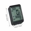 Wireless Cycling Speedometer LCD Display Cycle Odometer Durable Bike Speedometer  Outdoor Riding
