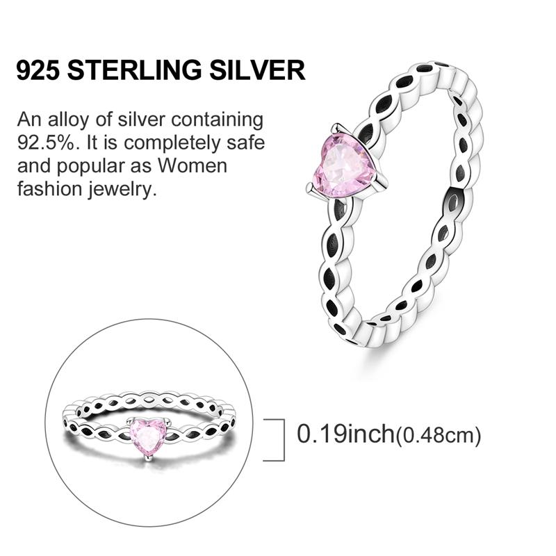 New copper Rings Red Pink Blue Stone Rings Simple Stackable Women Authentic Rings Ideal For Wedding Party Jewellery Gift