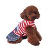 Lovely Dog Puppy Denim Dress Dog Cat Pet Tutu Skirt Princess Wedding Dress Cute Dog Apparel Dog Clothing