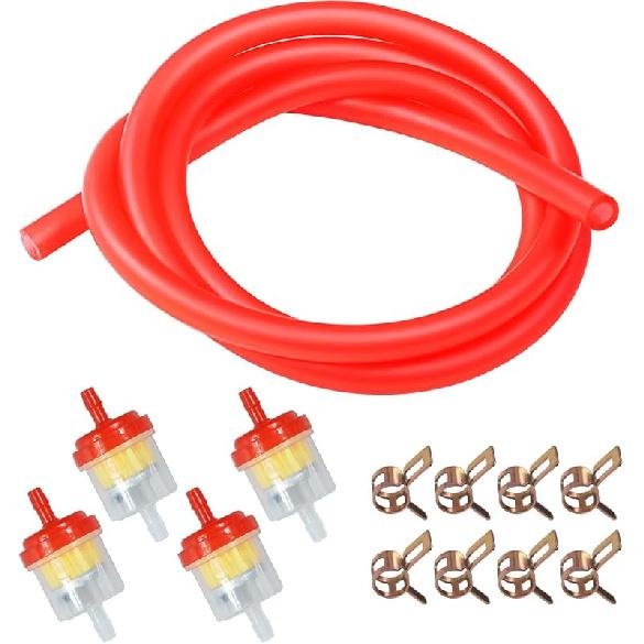 Dirt Bike Gas Fuel Line Hose Fuel Filter For 50Cc 110Cc 125Cc TaoTao Coolster Apollo GY6 Motorcycle Pit Bike Motocross Pocket Bike Chinese Atv Four
