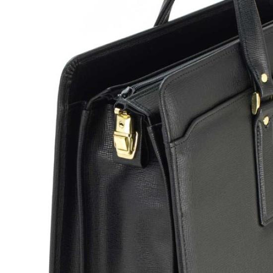 Briefcase 45cm B4 File Size Compatible Side Made In Made In Black [both Pockets, Japan, Toyooka] 22027-01