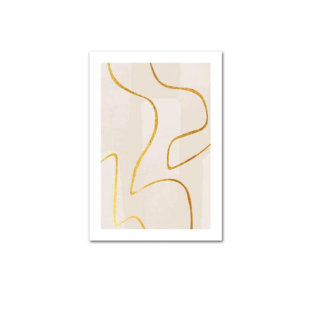Роскошный стиль, абстрактный современный рисунок линии, графическое искусство, холст, постер, скандинавский принт, живопись, современная настенная картина, домашний декор