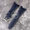 Плетеный нейлоновый ремешок для часов с кожаным низом для IWC Engineer IW322703 IW372504  IW500501 IW378507 Iw323601 28*16 мм ремешок для часов с вырезами