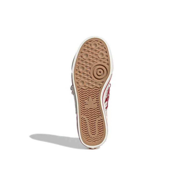 Adidas Оригинальные Nizza Hi Dl Удобные Нескользящие Прочные Полувысокие Кеды для Скейтбординга Унисекс Кеды для Скейтбординга Светло-красный GX8534