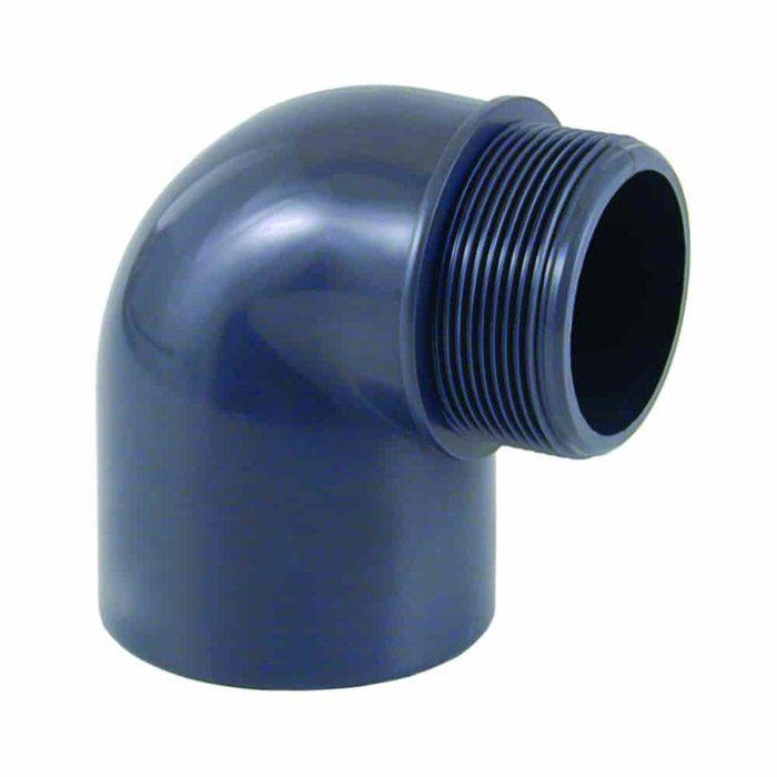 Coude PVC 50mm 90° – Raccordement Facile et Durable pour Tuyauterie