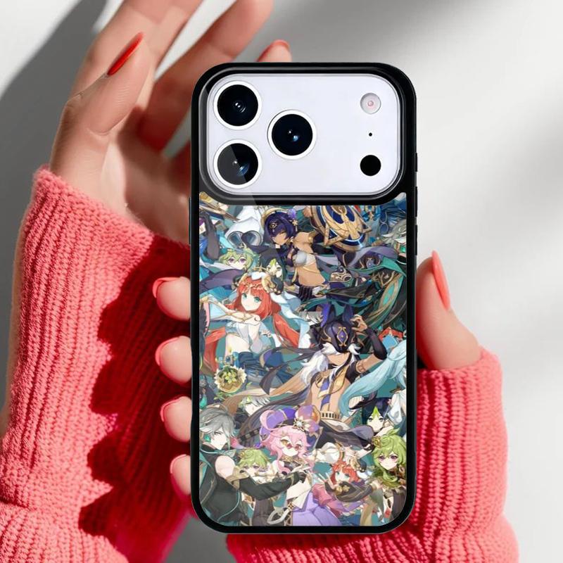 Hot Genshin Impact Game Phone Case for iPhone 17 16 15 14 13 Pro Max Back Cover for 12 11 Pro Coque