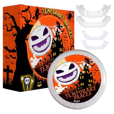 Временные зубные виниры Временный набор для пломбирования зубов Набор для ремонта зубов Временный набор для замены зубов на Хэллоуин