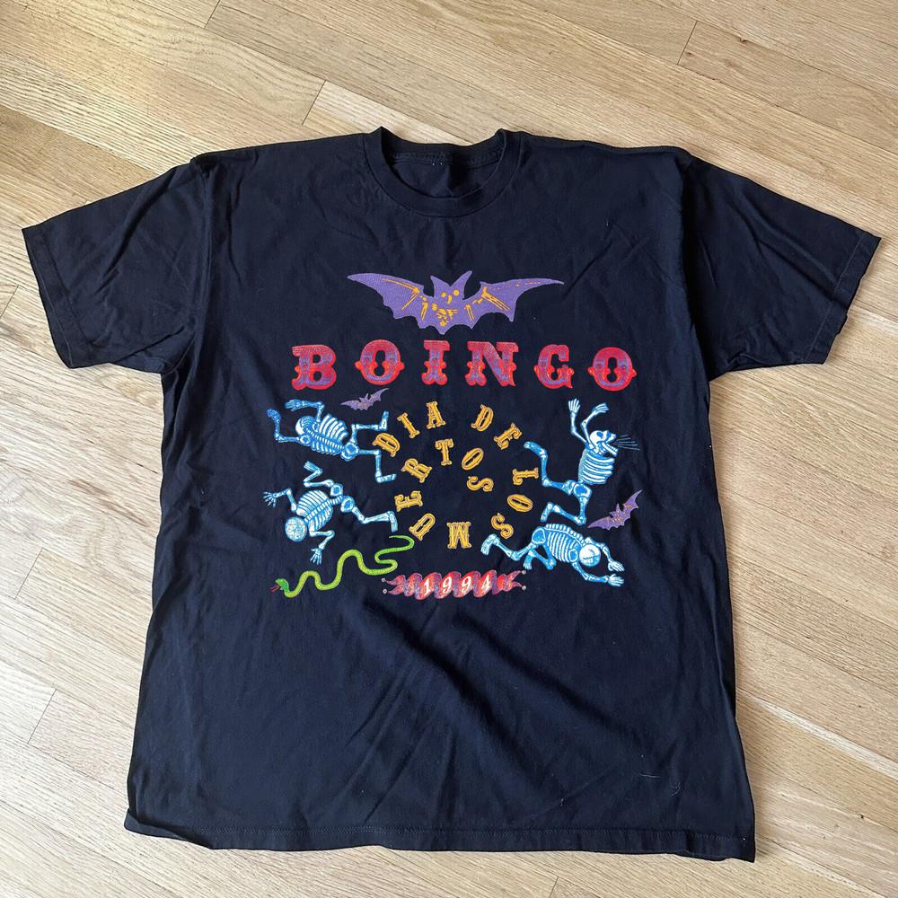 Oingo Boingo shirt 1994 Short Sleeve Cotton BLack All Size Shirt AC2231