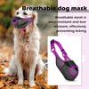 Намордник для собак - Мягкий сетчатый намордник для больших, средних и маленьких собак - Дизайн с передним отверстием, дышащий, регулируемый, кусающий и очищающий, собачья пасть