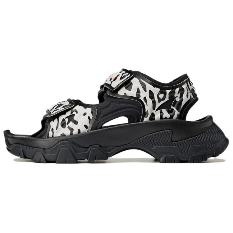 Stella McCartney x adidas Сандалии Hika Outdoor с животным принтом Женские кроссовки Черный Облачно-белый Основной черный IF1797